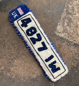 Number Plate White